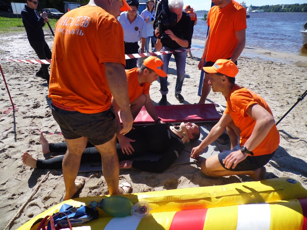 ВОСВОД Ярославль: Обеспечение безопасности на соревнованиях среди профессиональных спасателей