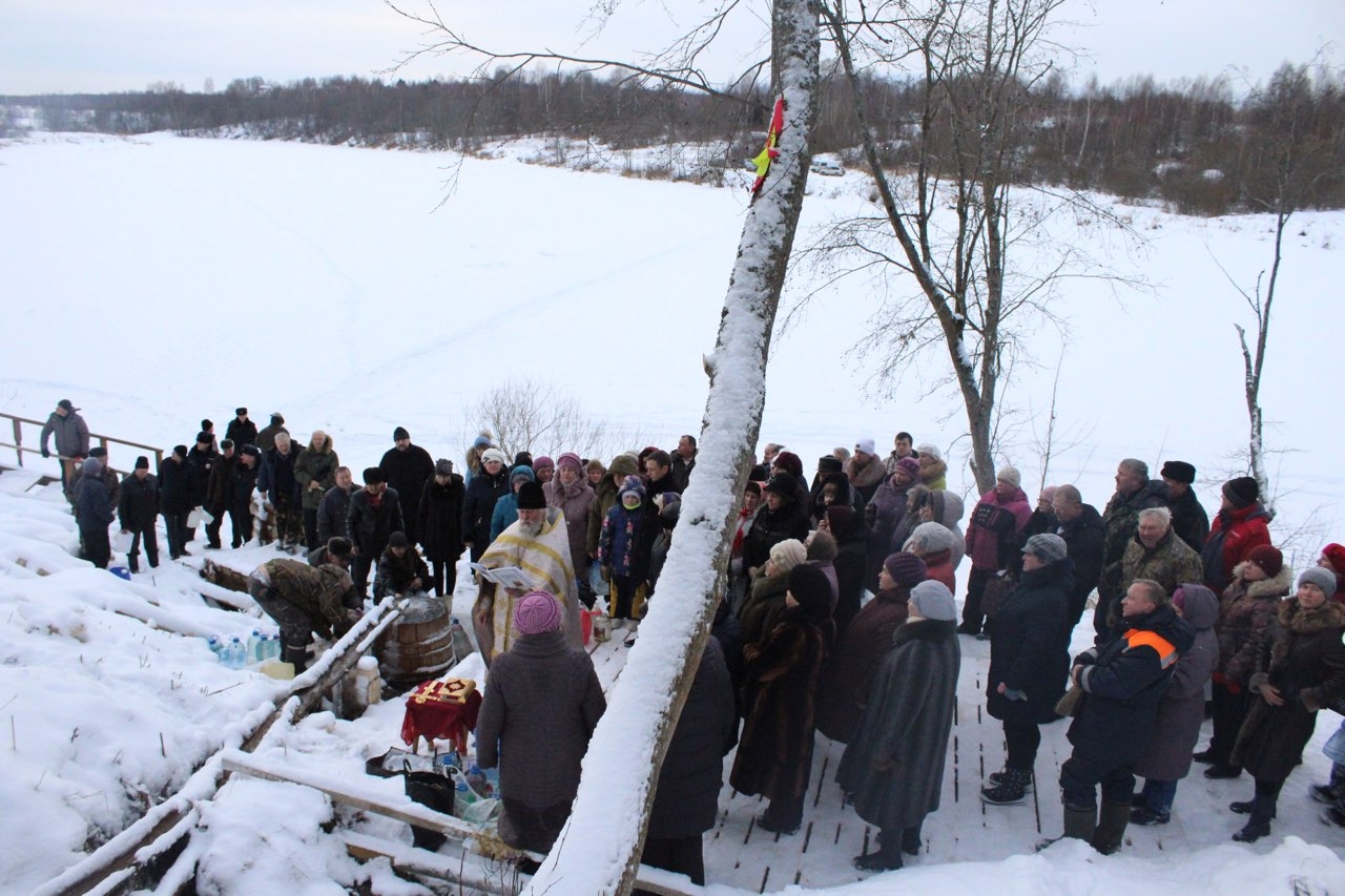 ВОСВОД Ярославль: ВОСВОДовцы Брейтовского отделения совместно с ГИМС обеспечивают безопасность во время Крещения