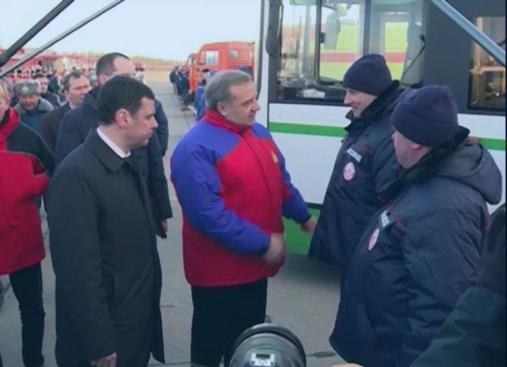 ВОСВОД Ярославль: Смотр сил и средств Министром МЧС